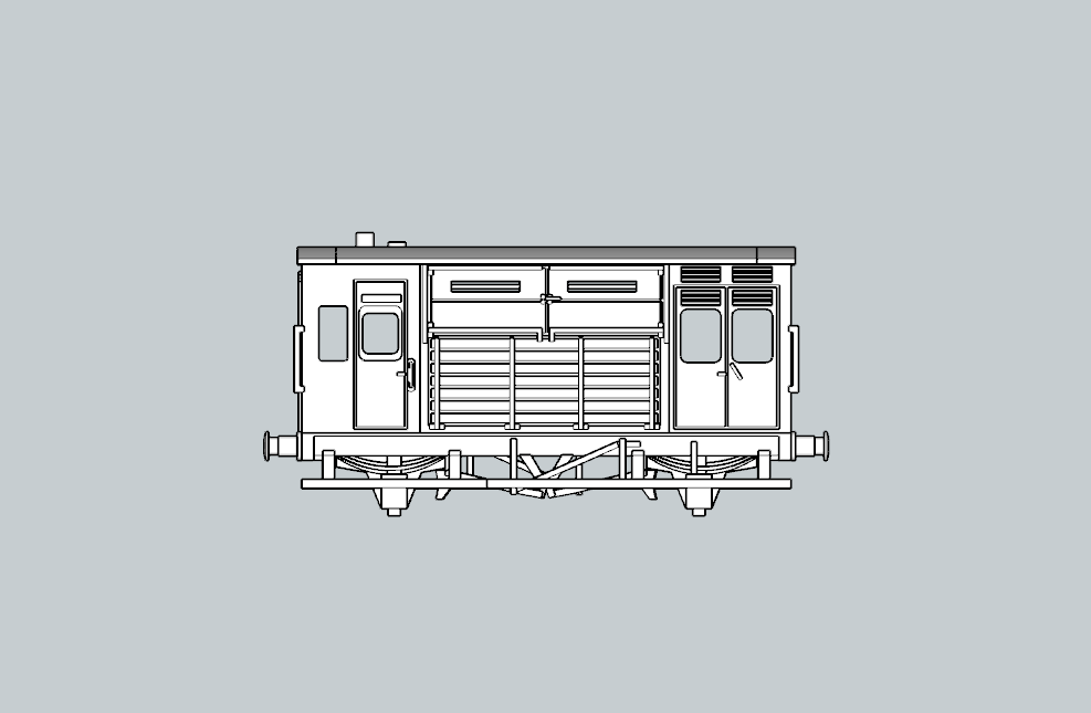 (image for) LSWR Horsebox (3 Pack) - Rebuild